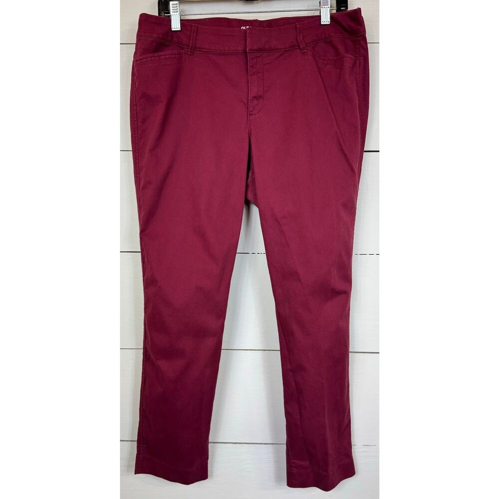 Old Navy Red Pants Women's 12